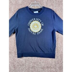 Champion‎ University of Notre Dame Sweatshirt Mens Large Navy Blue Crewneck